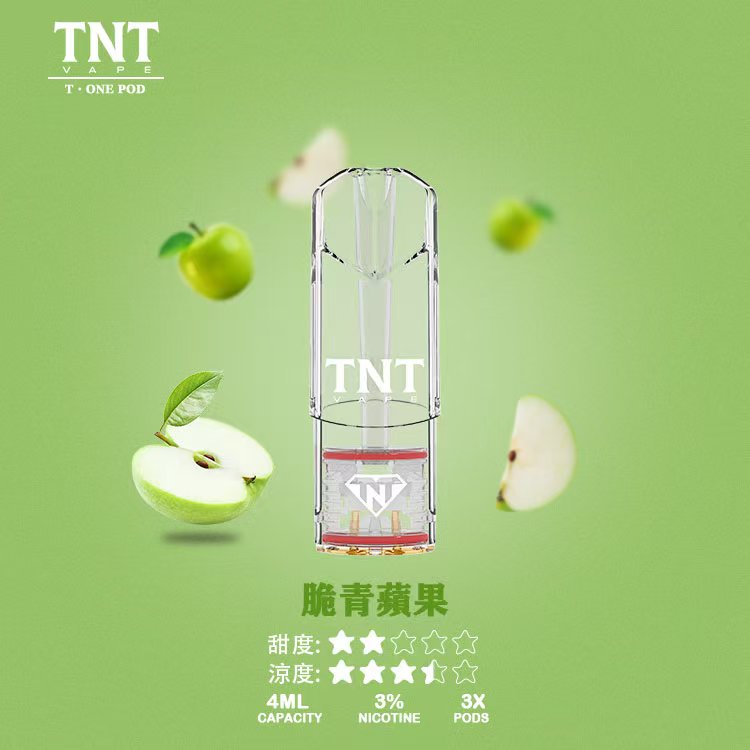 【新品評測】TNT煙彈脆青蘋果：解密那股「初戀般」的酸甜滋味，果粉必入的夏日神作